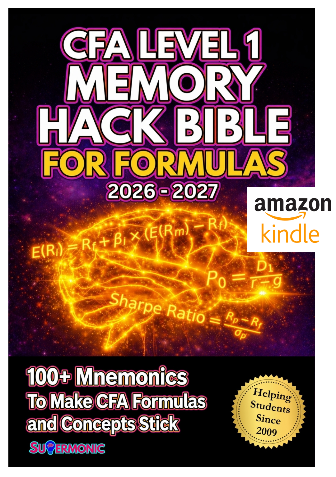 CFA Level 1 Memory Hack Bible for Formulas ebook cover