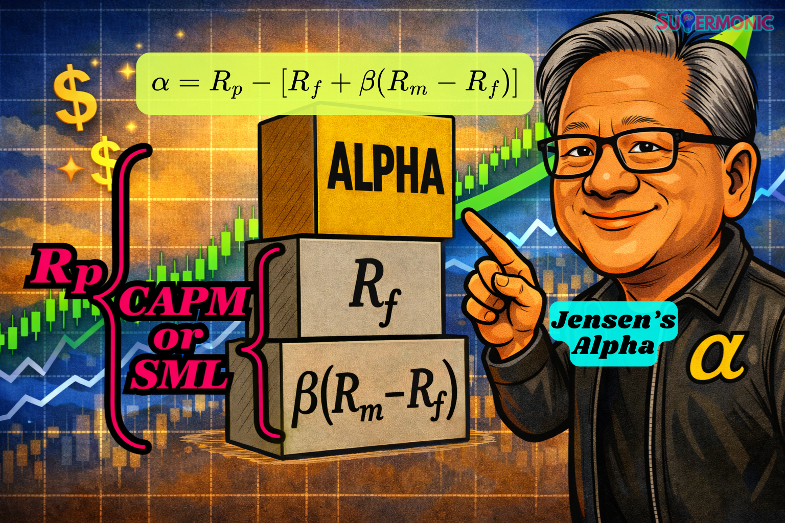 Jensen's Alpha mnemonic for CFA portfolio management