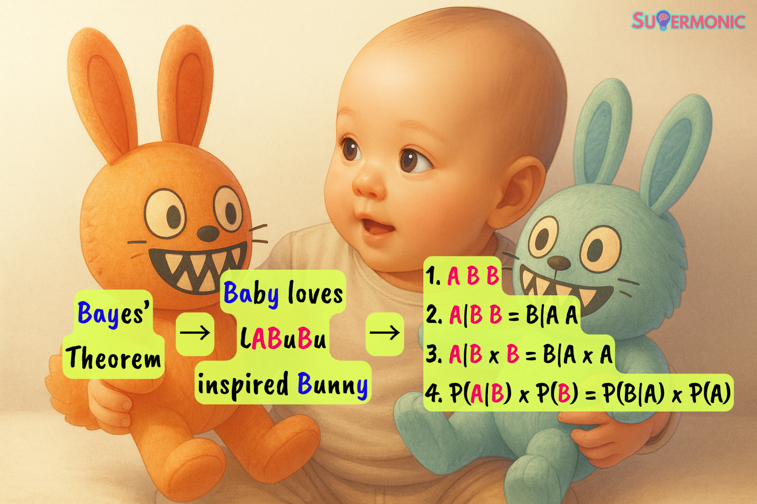 Bayes Theorem mnemonic for CFA quantitative methods